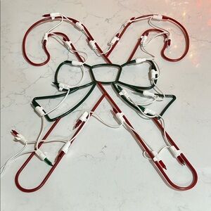 Holiday Candy Cane Light Decoration